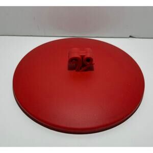 Scentsy Velata Fun Fondue Red Maraschino Pedestal Warmer Lid Round
